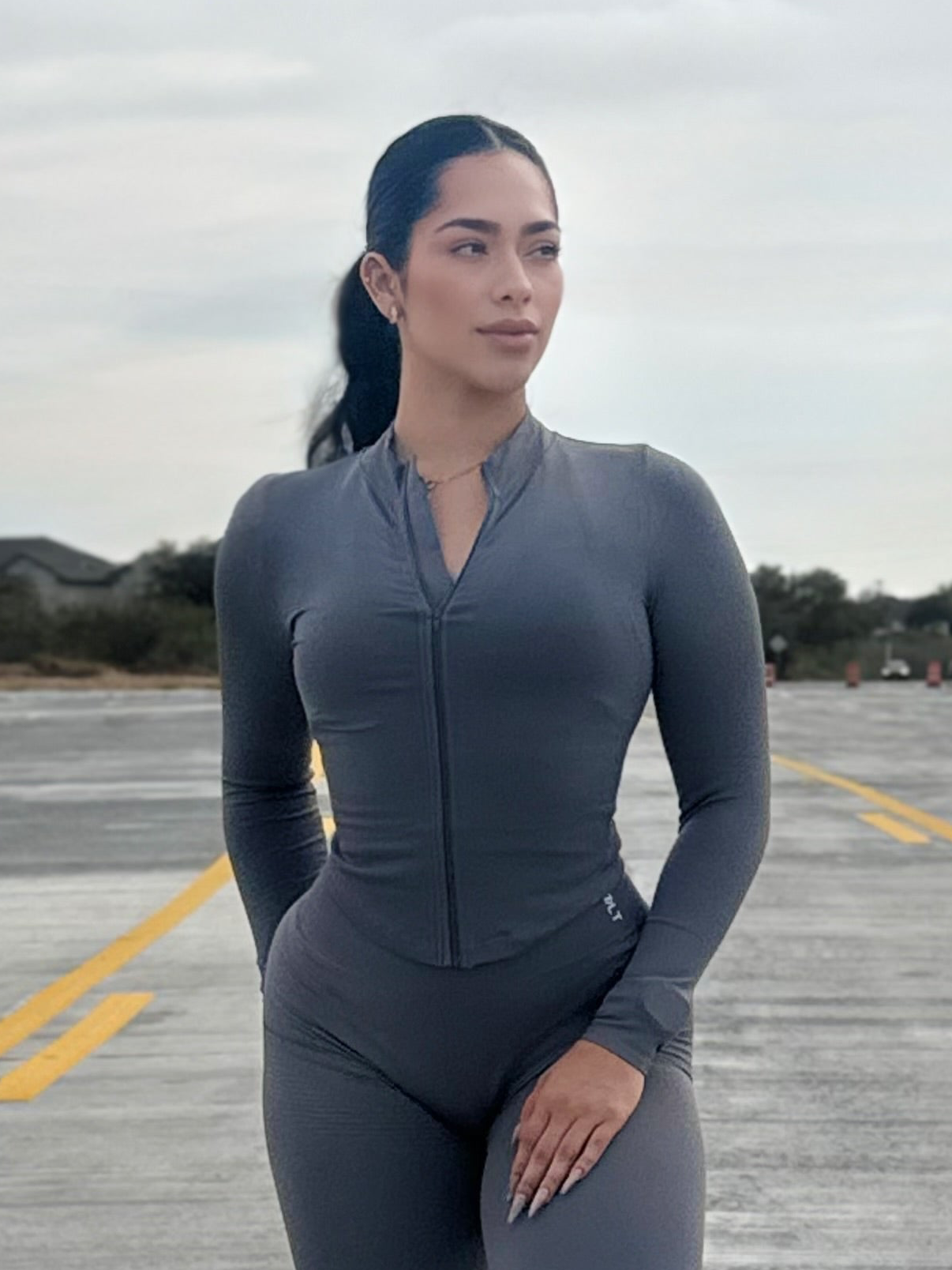 Slope Grey Zip-Up