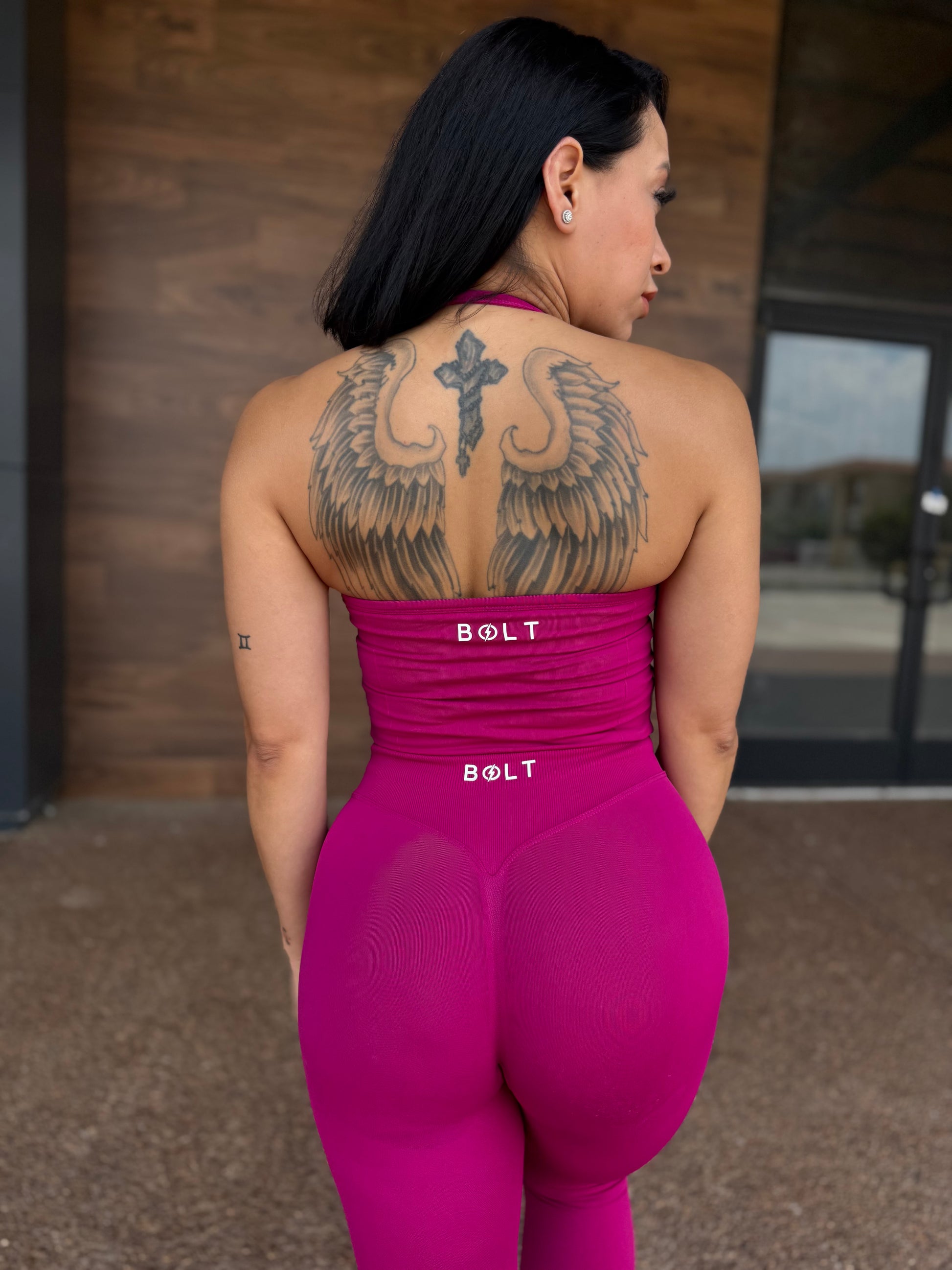 Deep Rose Bandit Leggings